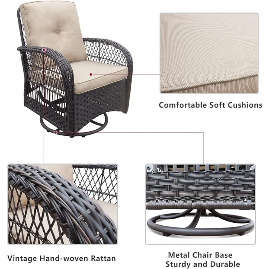 Ensemble bistro 3 pièces Glennford