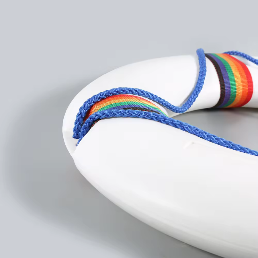 Swim Ring In Blow-Moulded Plastic