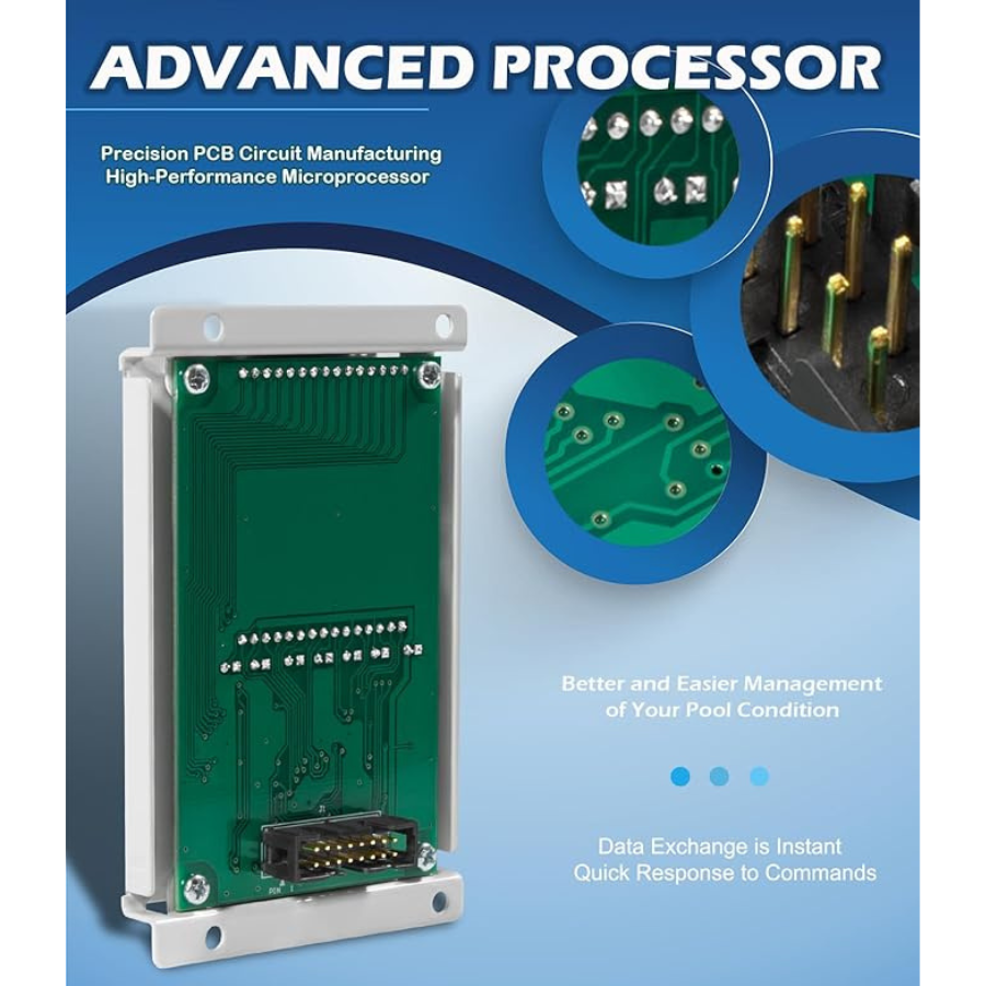 Zodiac R0467400 - PCB User Interface With 4 Screws