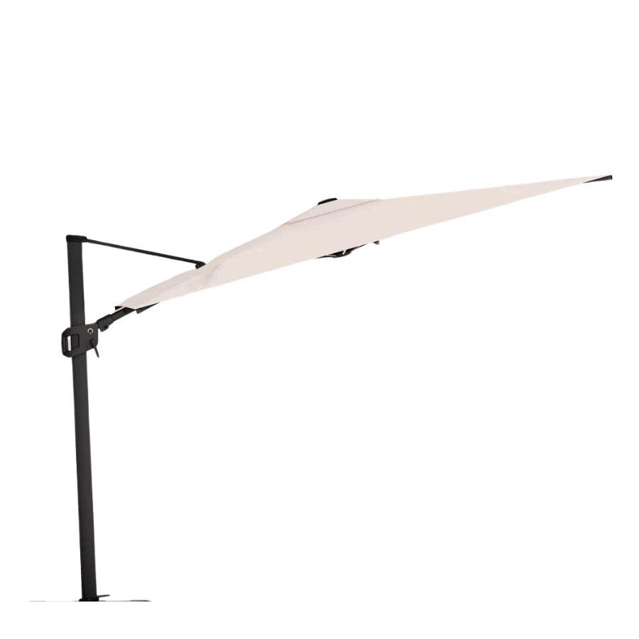 10 ft Deluxe Square Suspension Umbrella (Charcoal/Sahara)