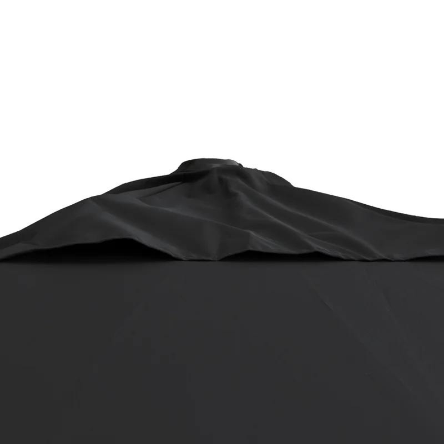 10 ft Offset Square Suspension Umbrella (Canvas Black/Black)