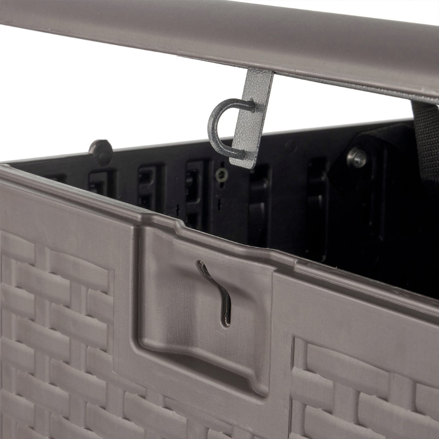 28 Gallon Resin Outdoor Storage Box (Driftwood)