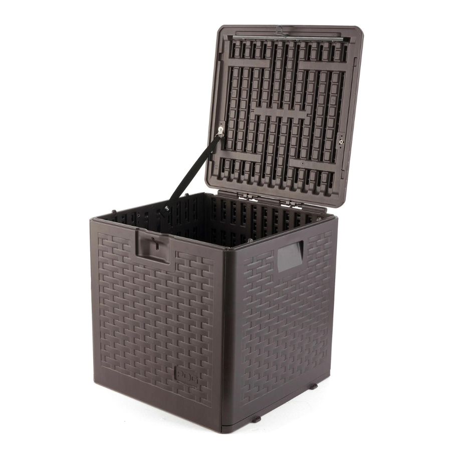 28 Gallon Resin Outdoor Storage Box (Java)