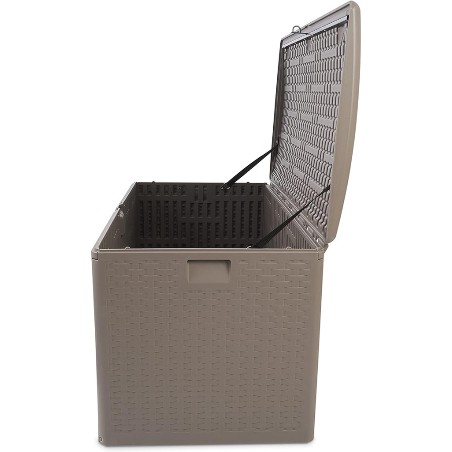 73 Gallon Resin Outdoor Storage Box (Driftwood)