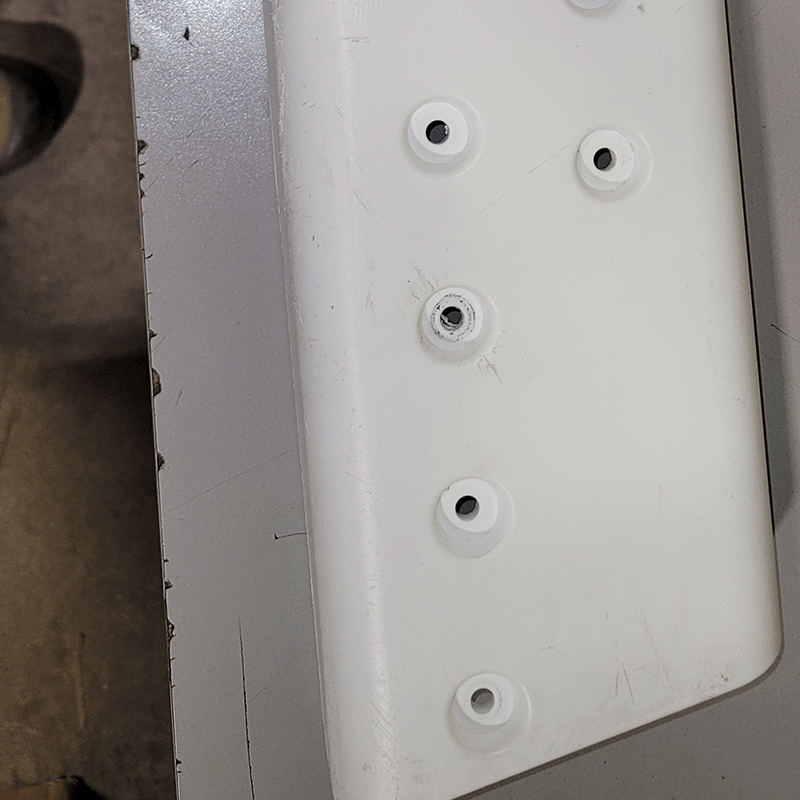 Open Box Échelle de sécurité extérieure pour piscine hors terre de 54 pouces (Used)