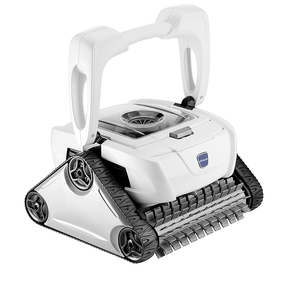 Open Box Robot nettoyeur de piscine creusée Polaris P825 et chariot de transport