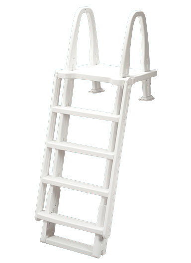 Open Box Échelle de sécurité extérieure pour piscine hors terre de 54 pouces (Used)