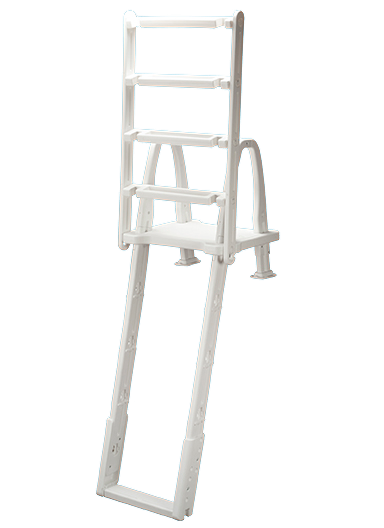 Open Box Échelle de sécurité extérieure pour piscine hors terre de 54 pouces (Used)