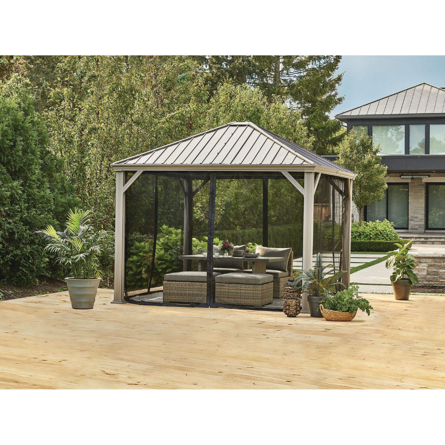 Moustiquaire de rechange pour gazebo Altitude 10 x 10 pieds (4 panneaux)