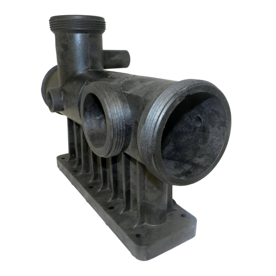 Jandy Inlet/Outlet Polymer Header Assembly