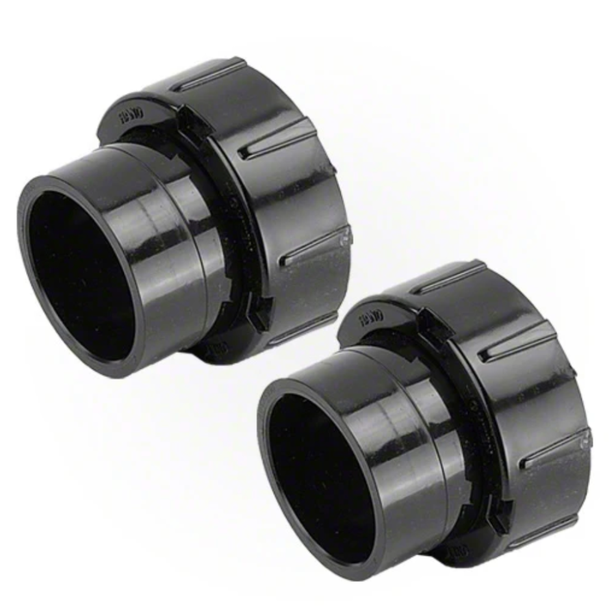 Jandy Tailpiece with Union Nut & O-Rings - Pack of 2