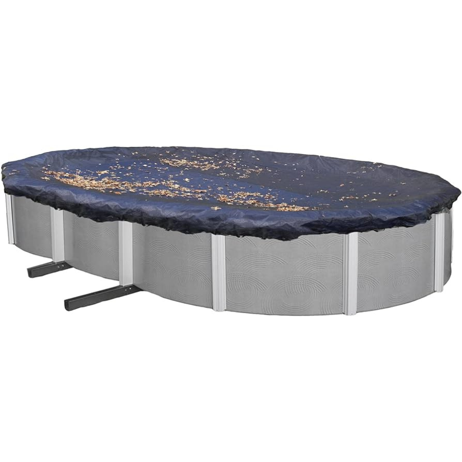 Couverture de feuilles en maille ovale de 18 x 36 pieds avec ourlets