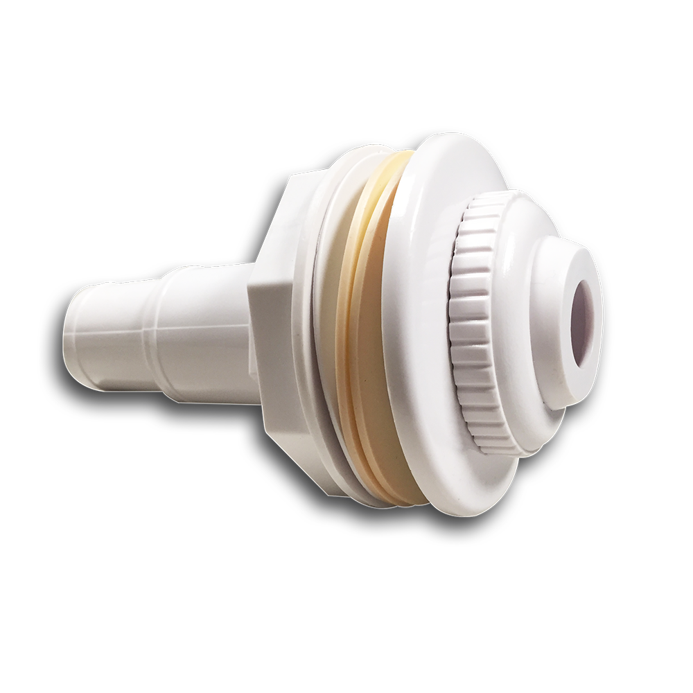 Open Box 12 inch Wide Mouth Above Ground Skimmer and Return Jet Kit (White, Used)