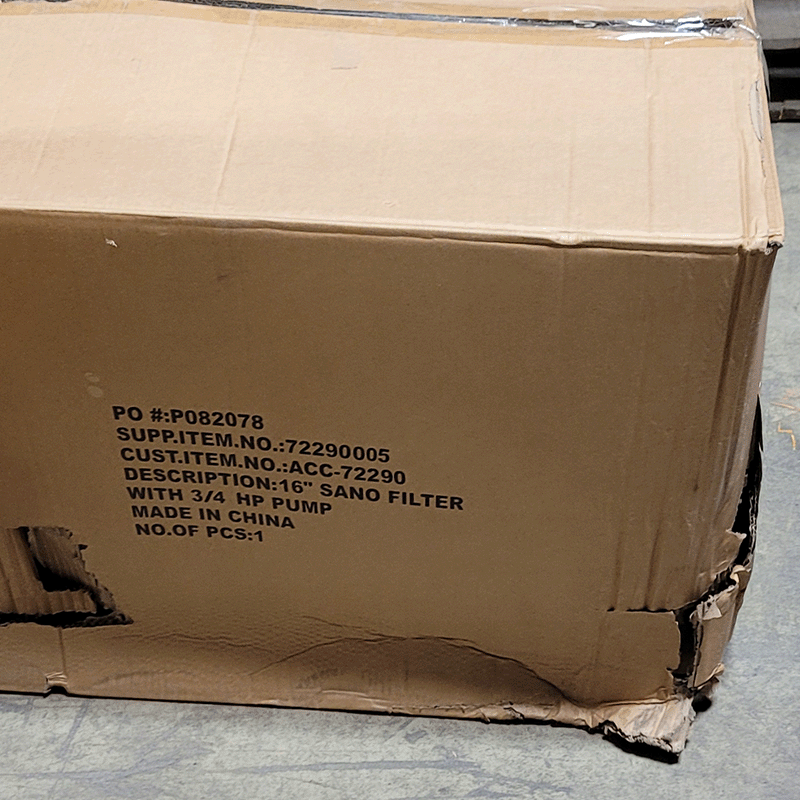 Open Box 0.5 HP Above Ground Pump and 16 Inch Sand Filter Combo