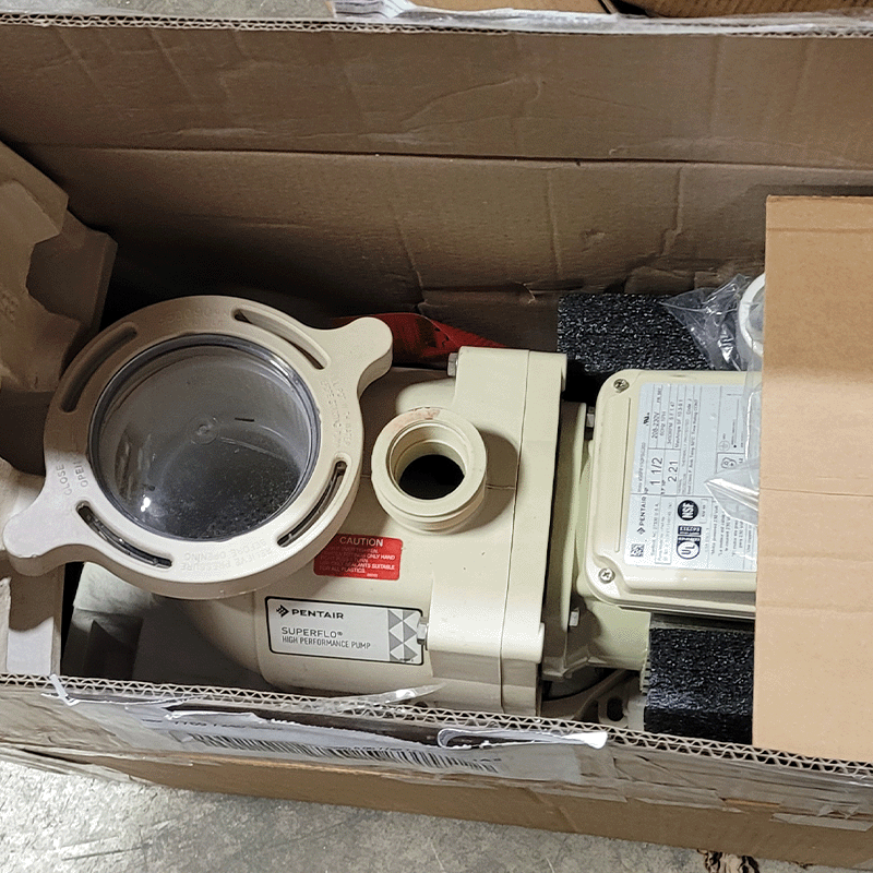 Open Box Pentair SuperFlo Variable Speed Pump