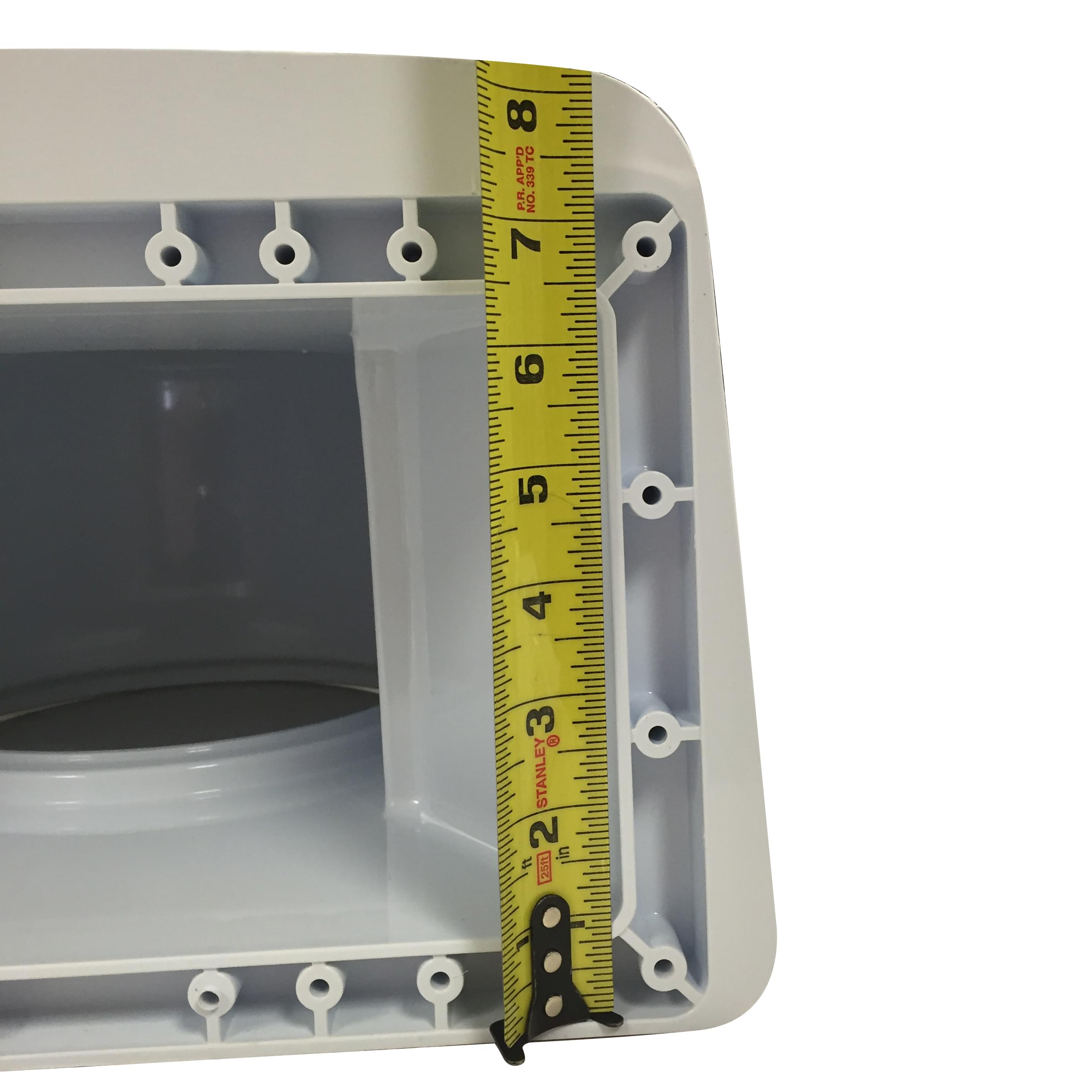 Open Box 12 inch Wide Mouth Above Ground Skimmer and Return Jet Kit (White, Used)