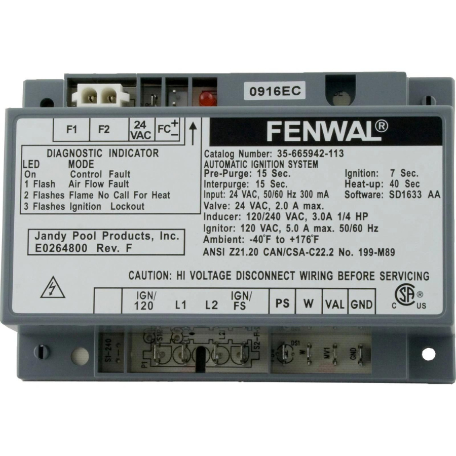 Jandy R0456900 - Ignition Control