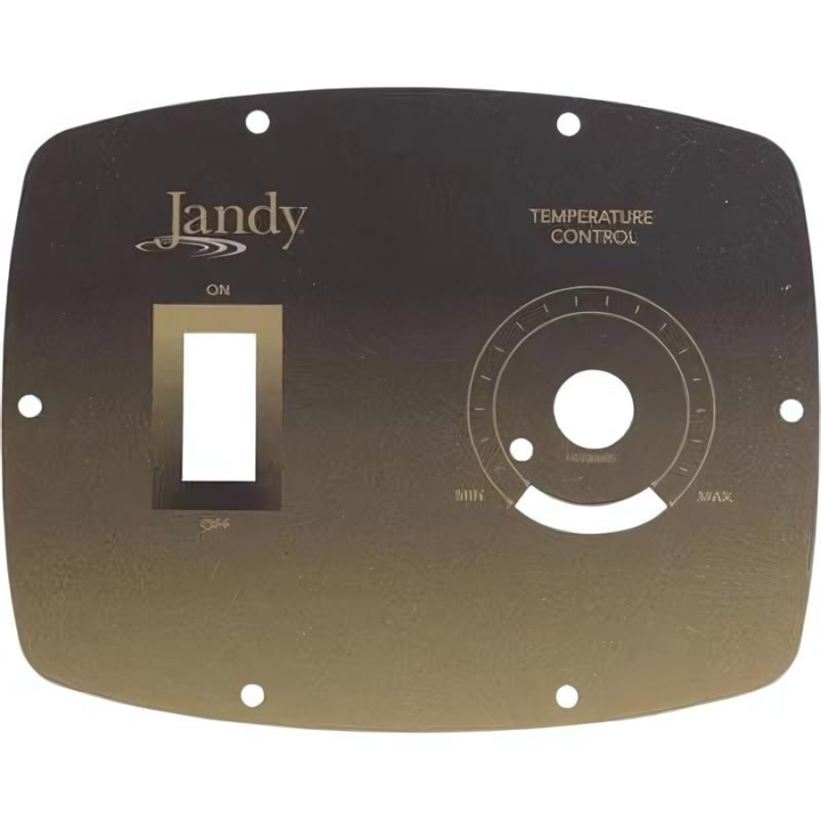 Jandy Temperature Control Label