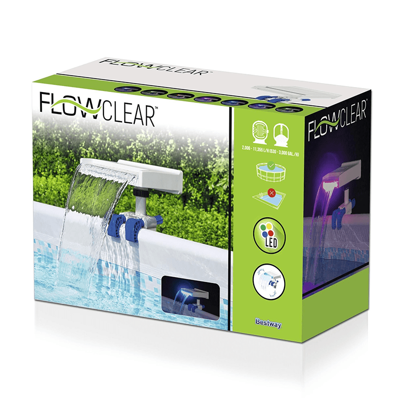 Open Box Bestway FlowClear Soothing LED Waterfall