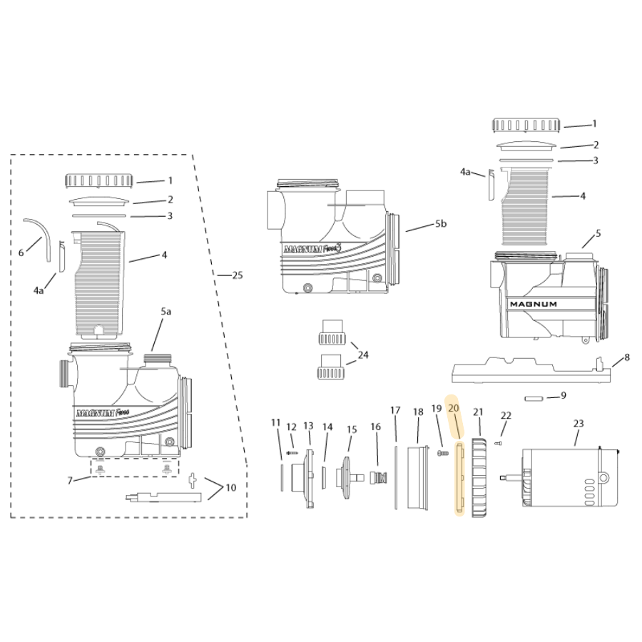 Carvin Motor Housing Bracket