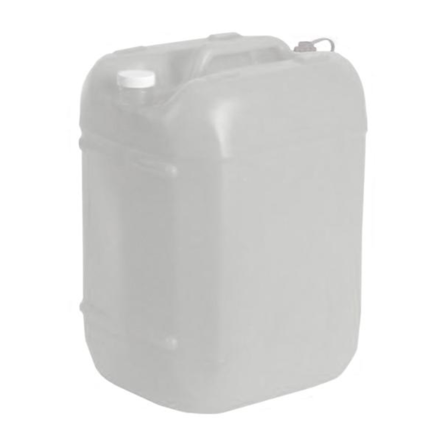20 Litre Stackable Empty Chemical Container – Transparent Natural