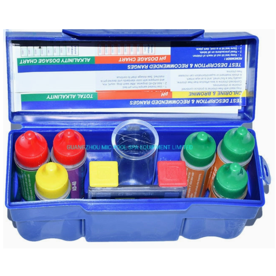 5-Way Test Kit (pH/Cl/ Bromine/Alkalinity/Acid Test Kit)