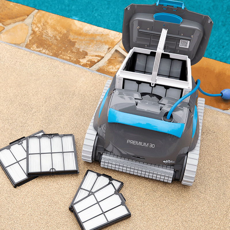 Open Box Dolphin Premium 30 Robotic Pool Cleaner (Used)