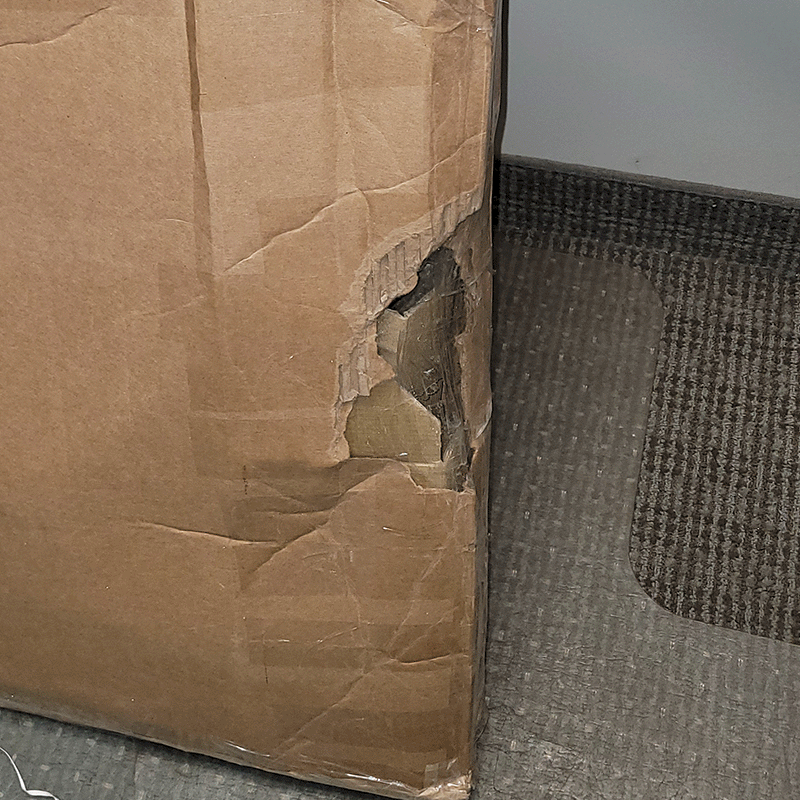 Open Box Échelle Saftron à 3 marches en polymère gris pour piscine creusée