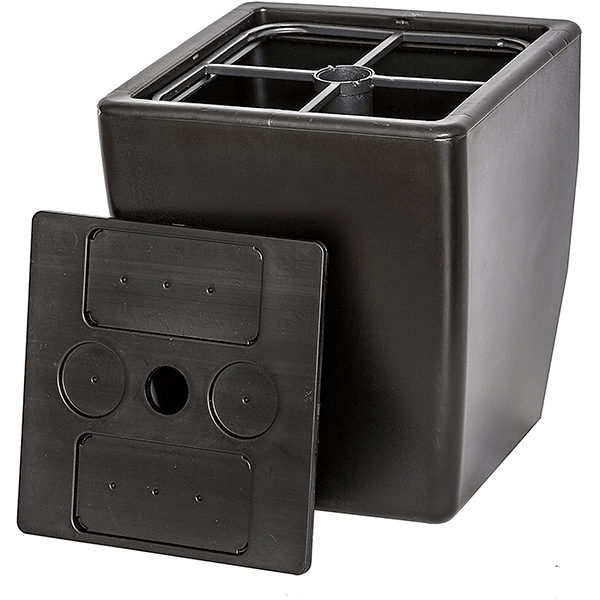 Open Box Sofun Umbrella Stand and Table (Black)