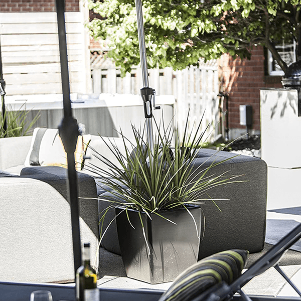 Open Box Sofun Umbrella Stand and Table (Black)