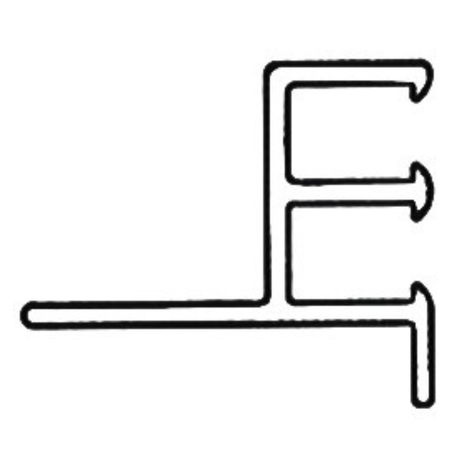 Dual Track - Top Mount Notched Coping - 10 ft Section