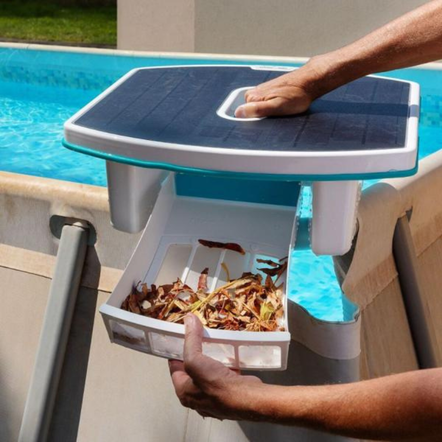Open Box Dolphin Skimmi Solar Powered Robotic Pool Surface Skimmer (Refurbished)