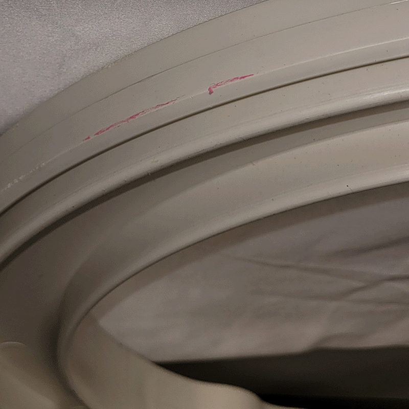 Open Box Resin Above Ground Pool Deck Ladder (White)