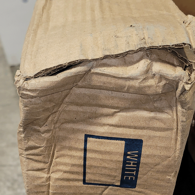 Open Box Resin Above Ground Pool Deck Ladder (White)