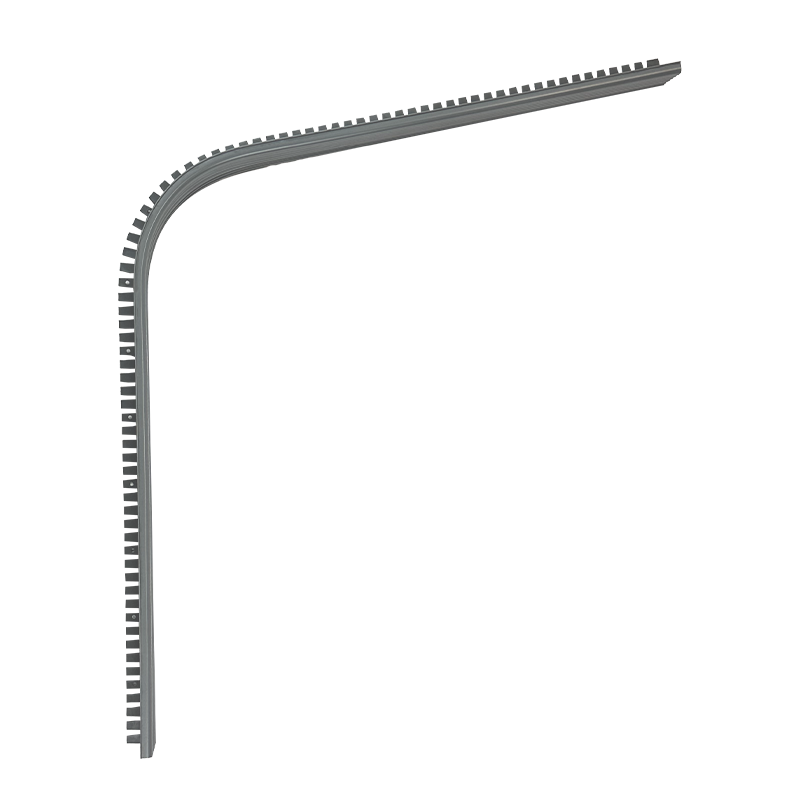 Margelle de sol à double voie de 6 pouces avec coins arrondis gris