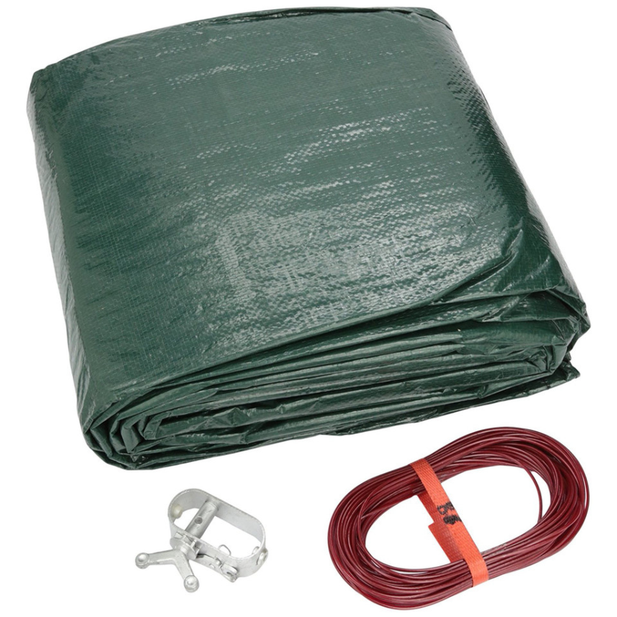 12 ft Round Estate Green/Black Pool Winter Cover