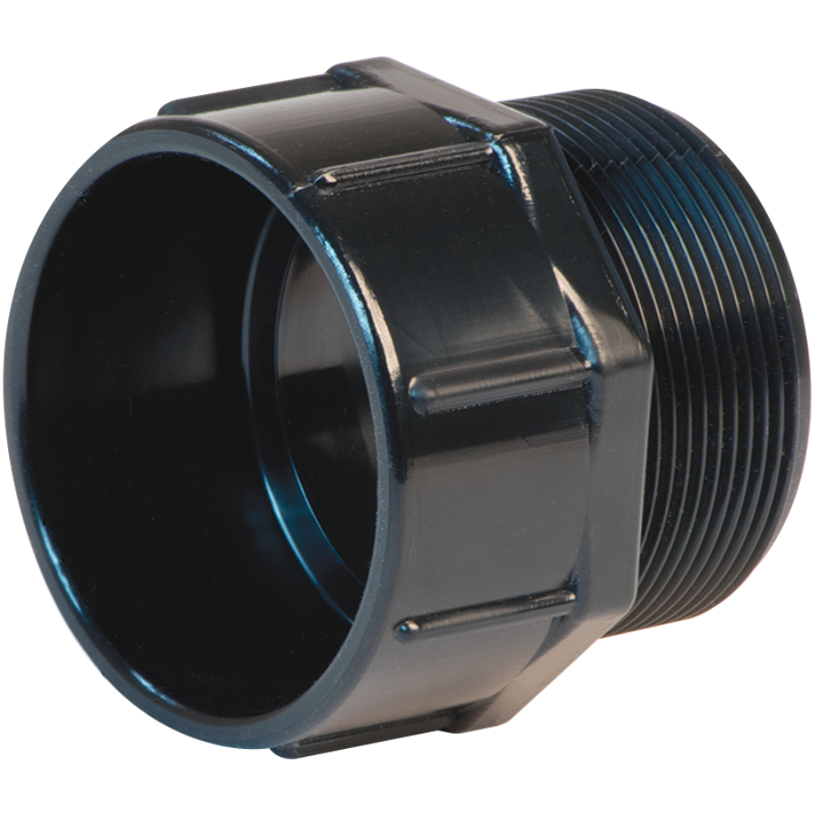 Waterway Adapter 2 Inch NPT x 2 Inch Slip High Temperature CVPC  – 417-1411-CPVC-2