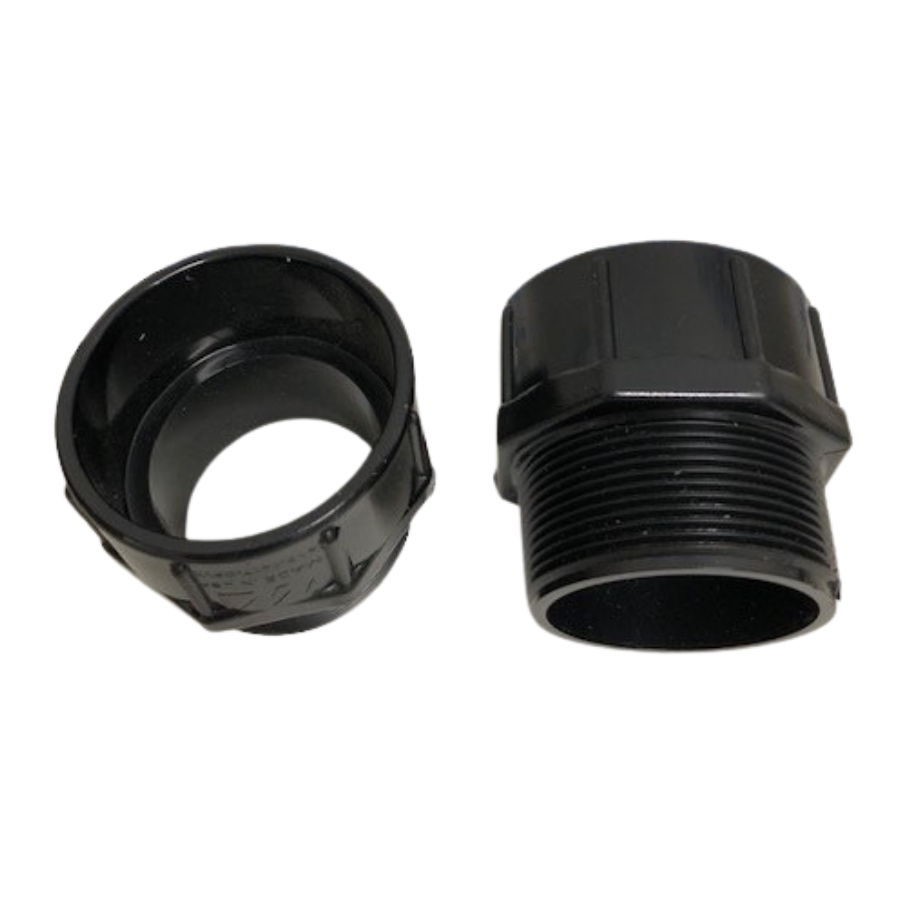 Waterway Adapter 2 Inch NPT x 2 Inch Slip High Temperature CVPC  – 417-1411-CPVC-2