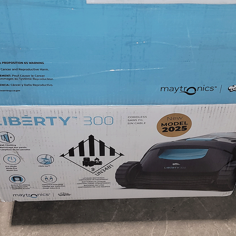 Open Box Dolphin Liberty 300 Cordless Robotic Pool Cleaner