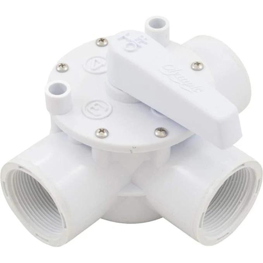 Open Box 3 Way Valve 1.5 inch Threaded (F/F/F)