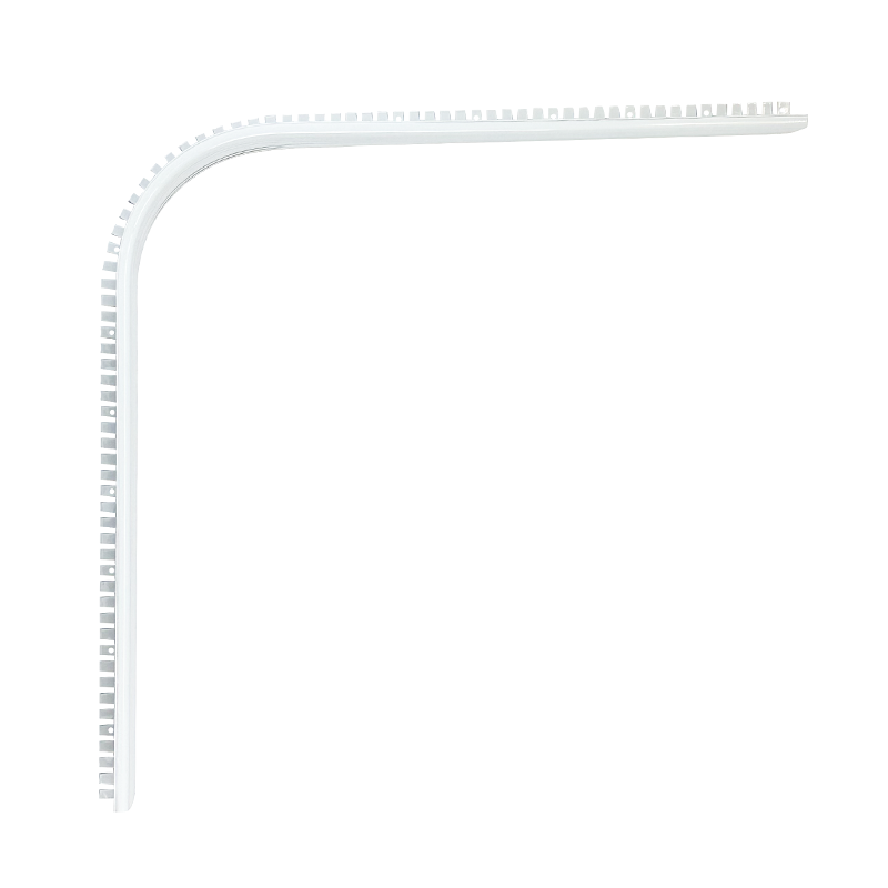 Dual Track - Inground Concrete Coping -  6 Inch Rounded Corners - White