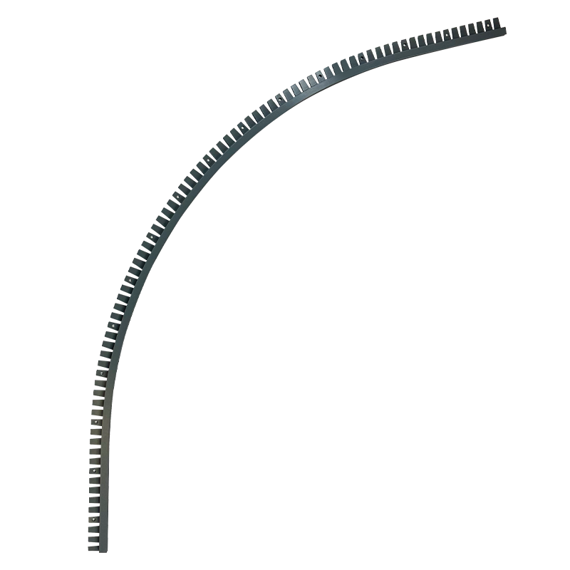 Margelle enterrée à montage supérieur et à rail unique avec coin de 2 pieds (gris)