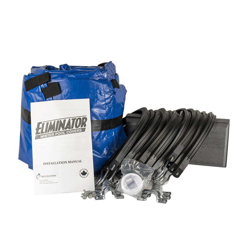 Open Box Couverture hivernale ovale Eliminator Xtreme de 15 x 30 pieds