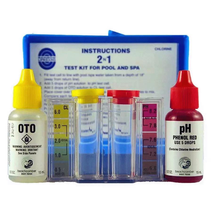 Complete 2-in-1 Pool Chemical Test Kit (Expired)