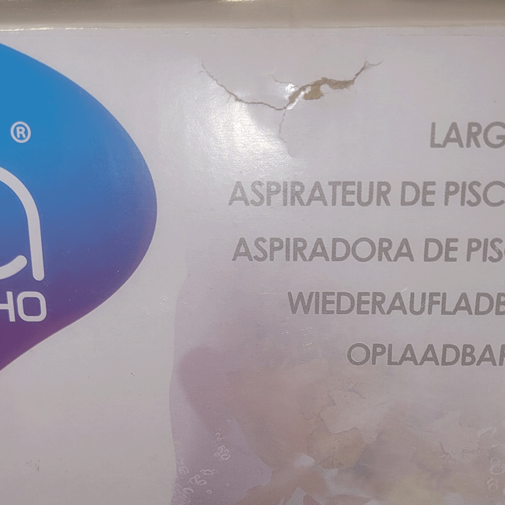 Open Box Nettoyeur de piscine et de spa Telsa EV40 sans fil rechargeable à grande capacité (utilisée)