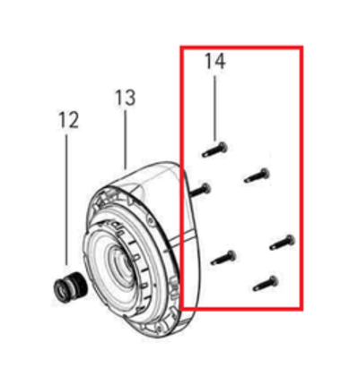 Carvin Pan Head Self Tap Screw  - 6 Per Bag