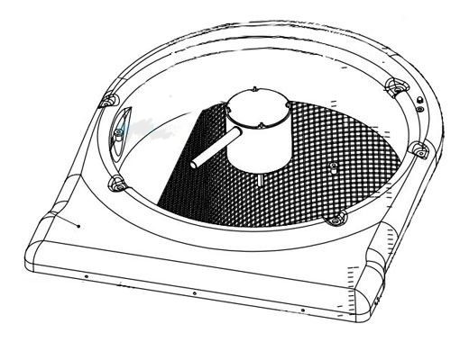 Pentair 473773 - Top HP Almond