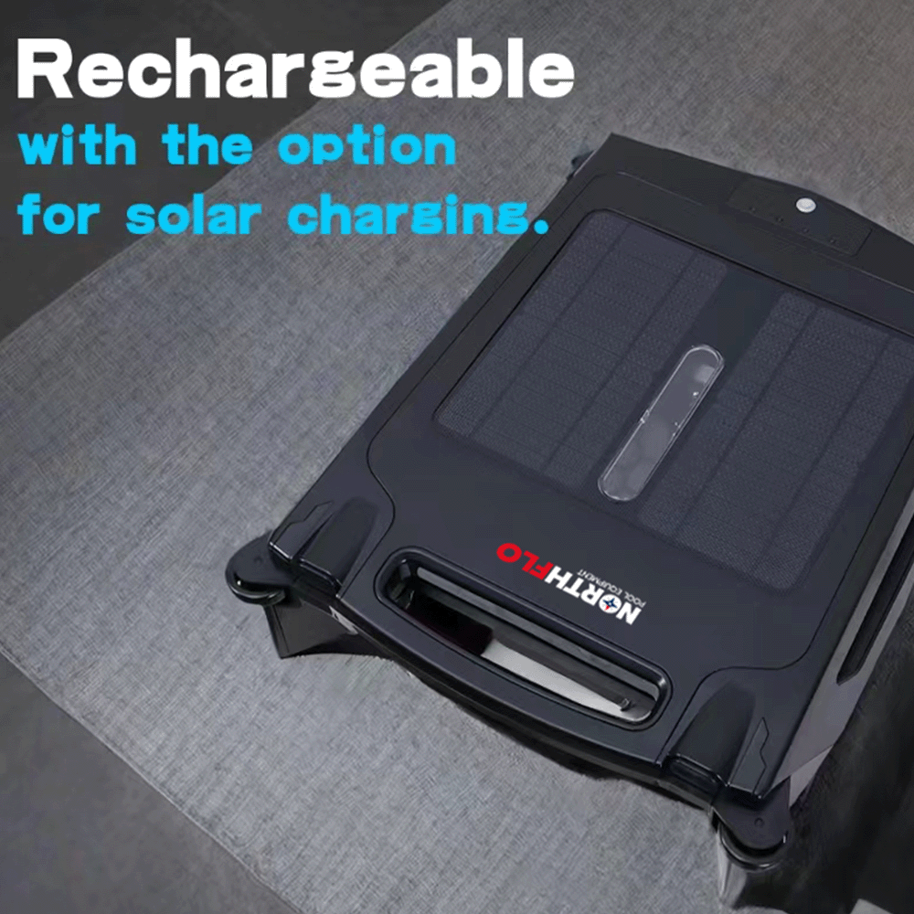 NorthFlo Solar Powered Robotic Pool Surface Skimmer