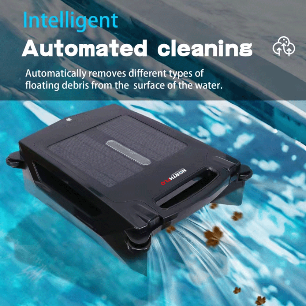 NorthFlo Solar Powered Robotic Pool Surface Skimmer