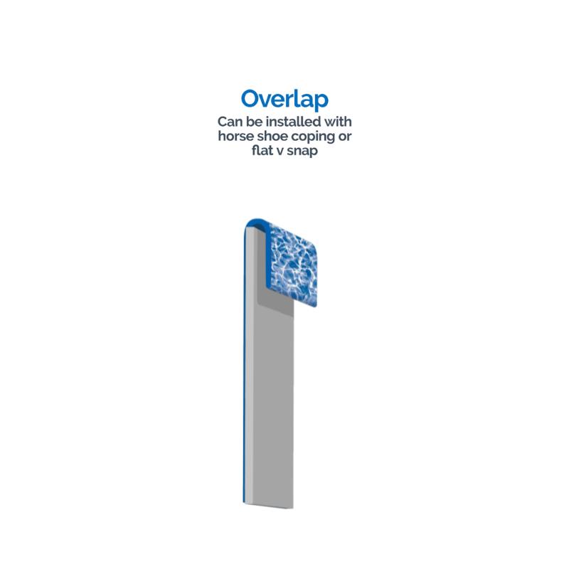 Mount Royal 18 x 33 ft Oval Overlap Liner 48 / 52 / 54 inch